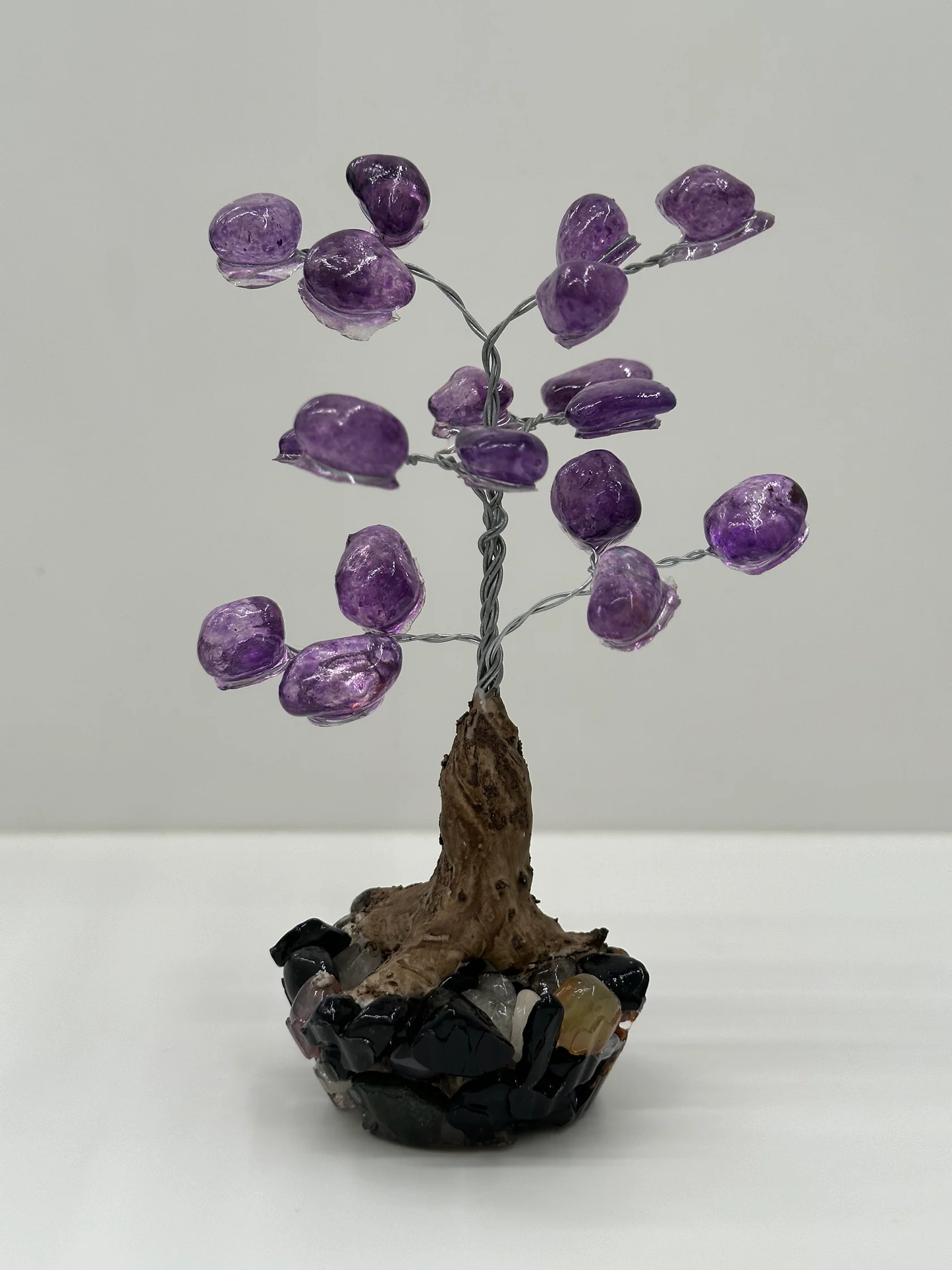 Tree - Purple Dyed Crystal