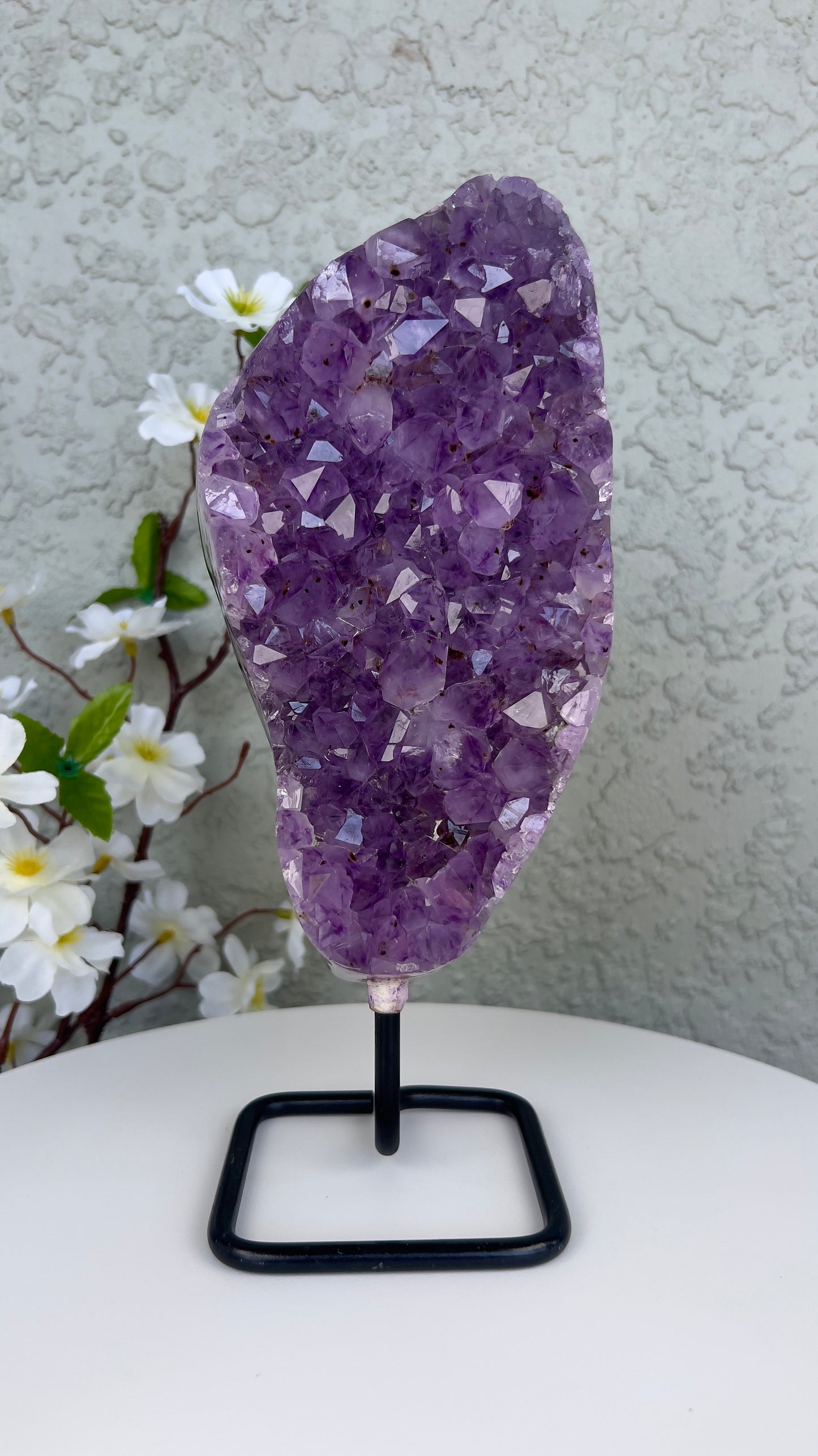 Natural Amethyst on Stand - A00013