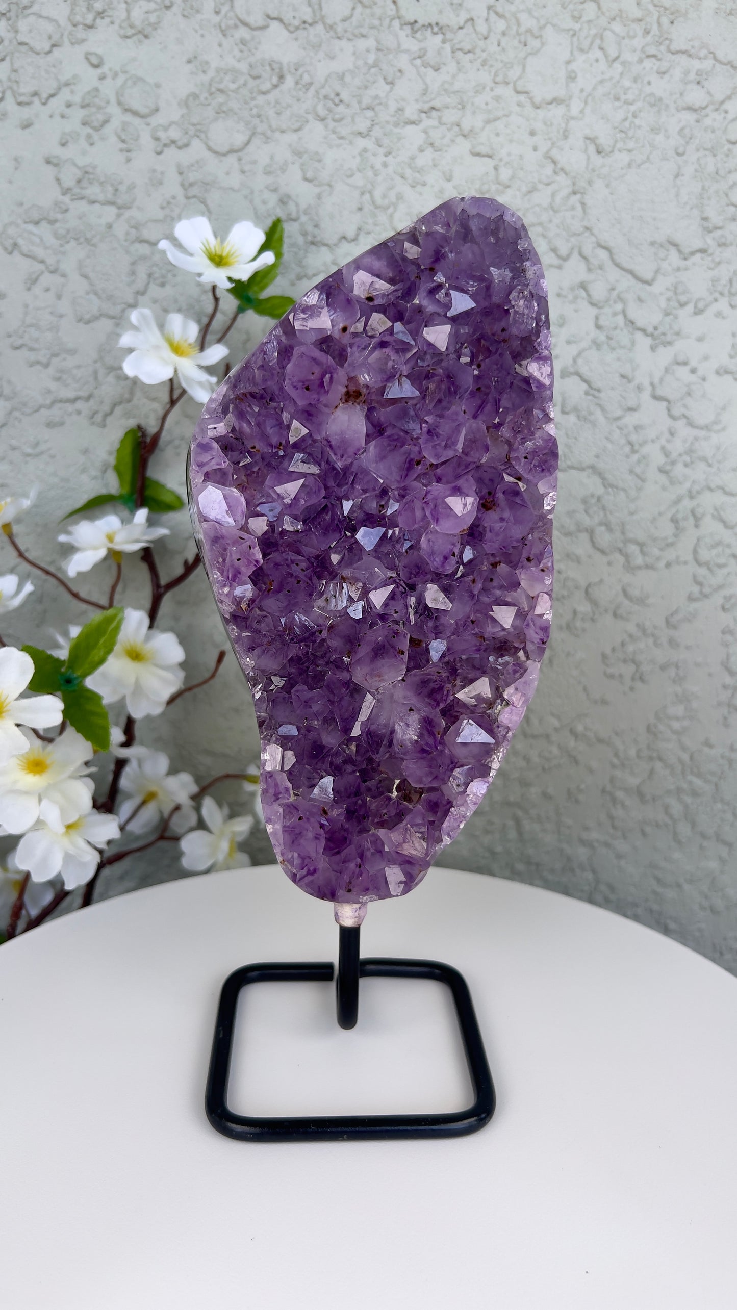 Natural Amethyst on Stand - A00013