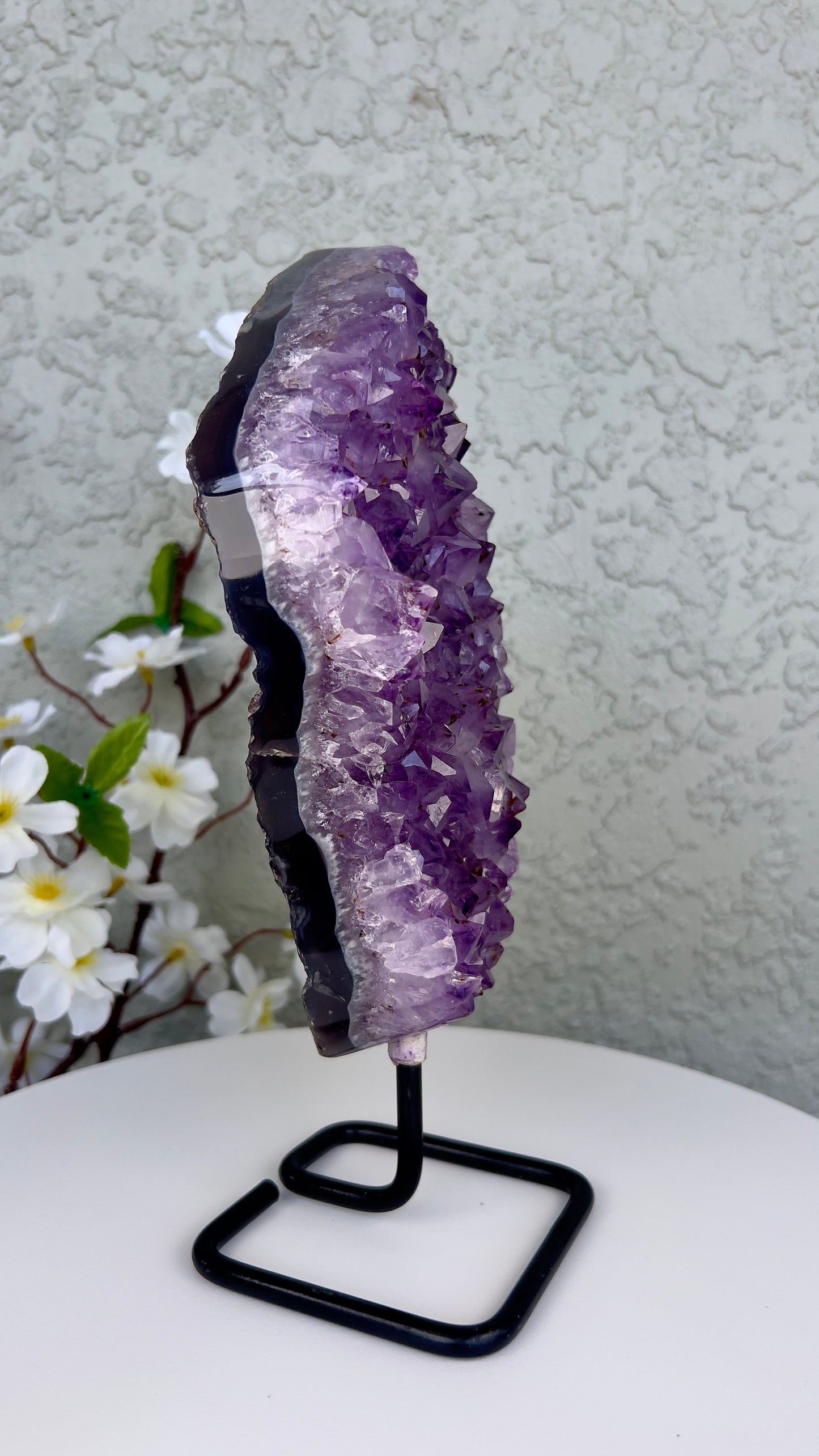 Natural Amethyst on Stand - A00013