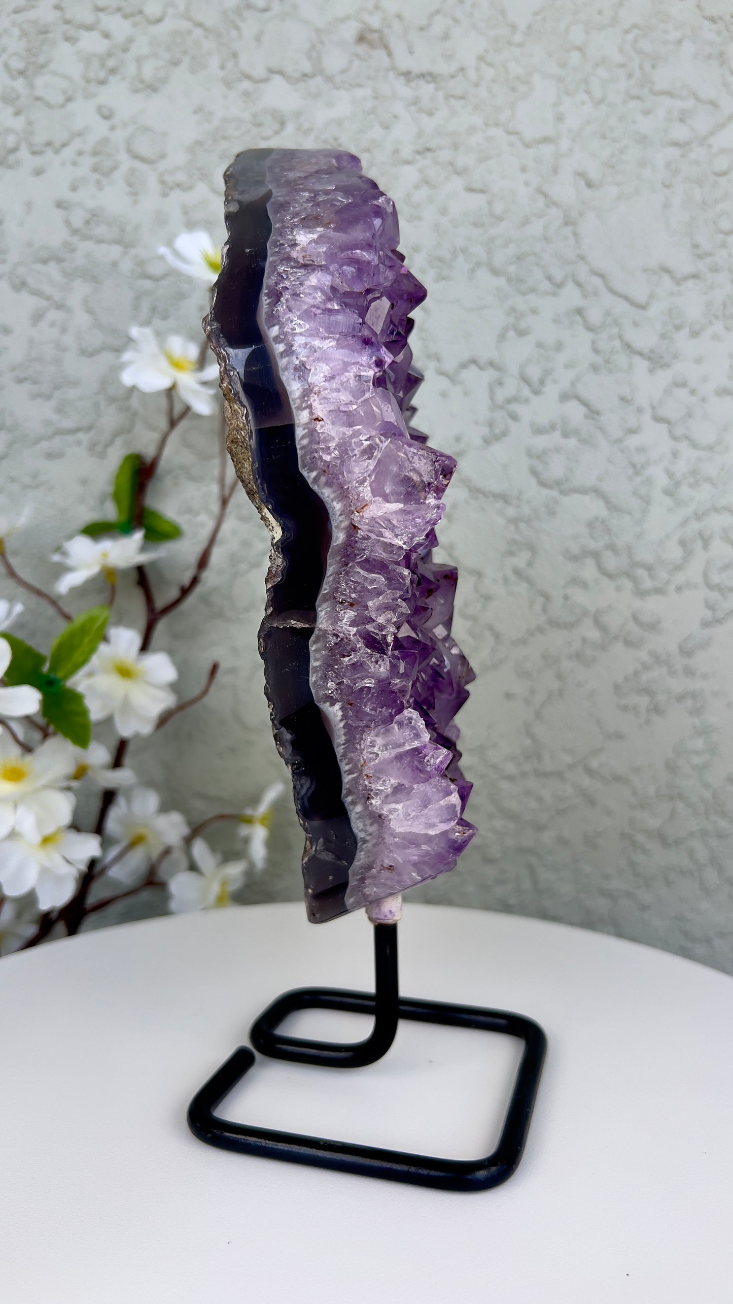 Natural Amethyst on Stand - A00013