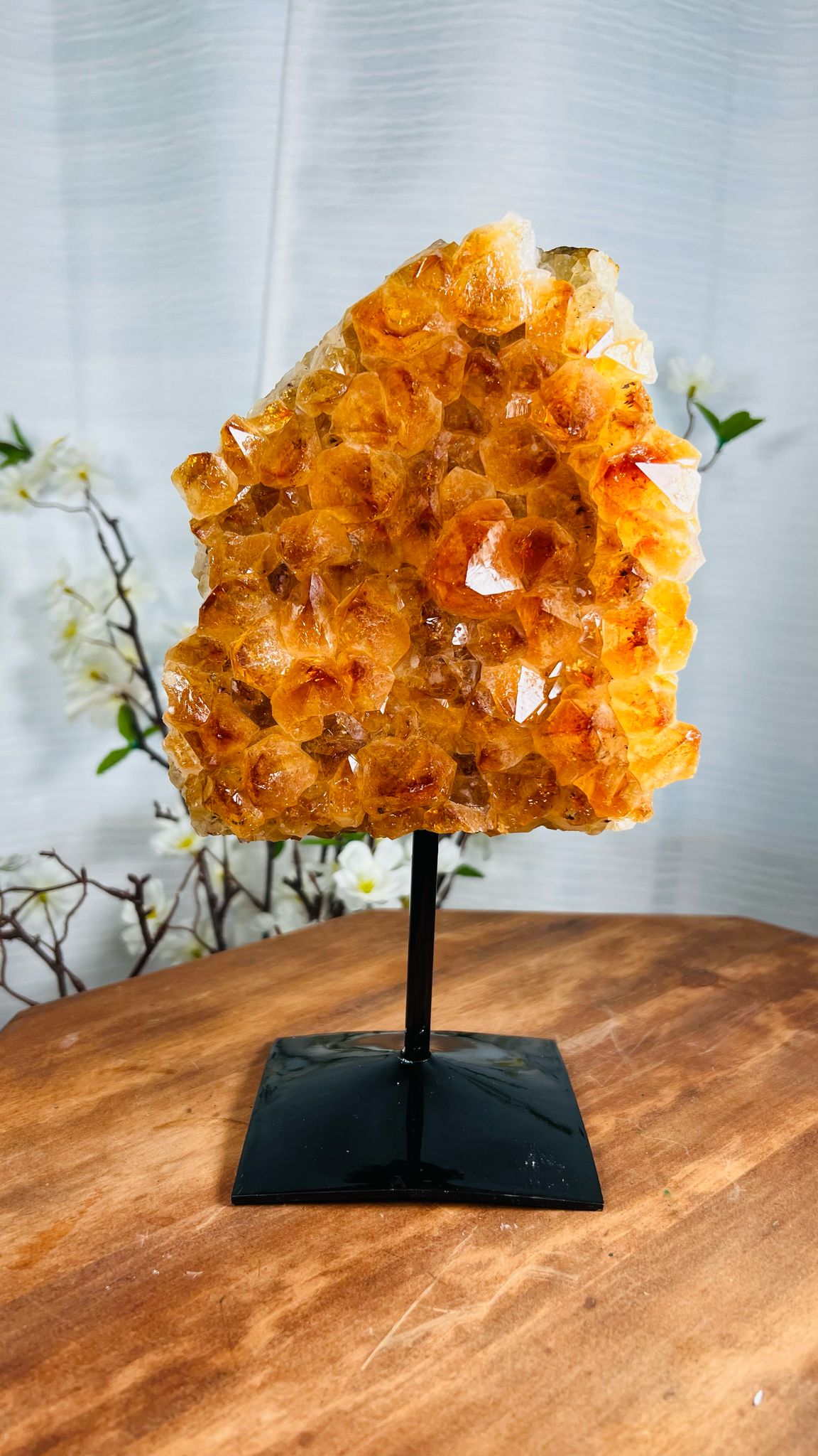 Natural Citrine on Stand - A0005