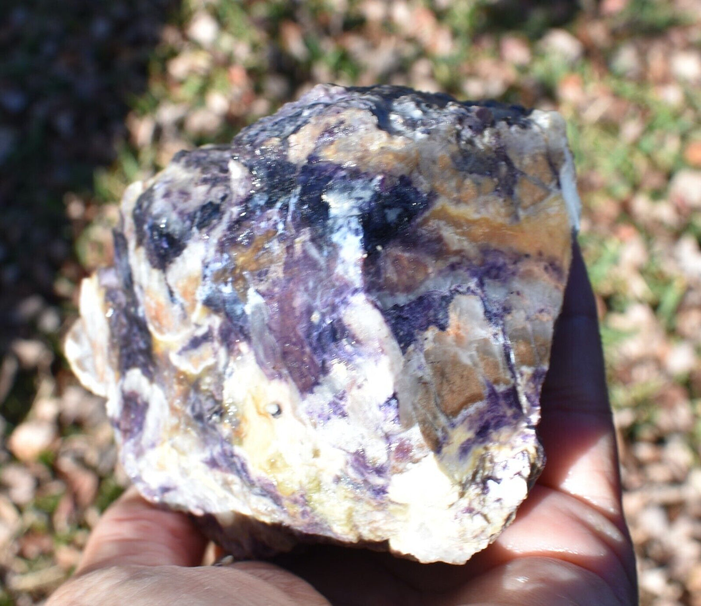 1.40 LB TIFFANY STONE ROUGH, BERTRANDITE, OPALIZED FLUORITE Utah (R-RTE)