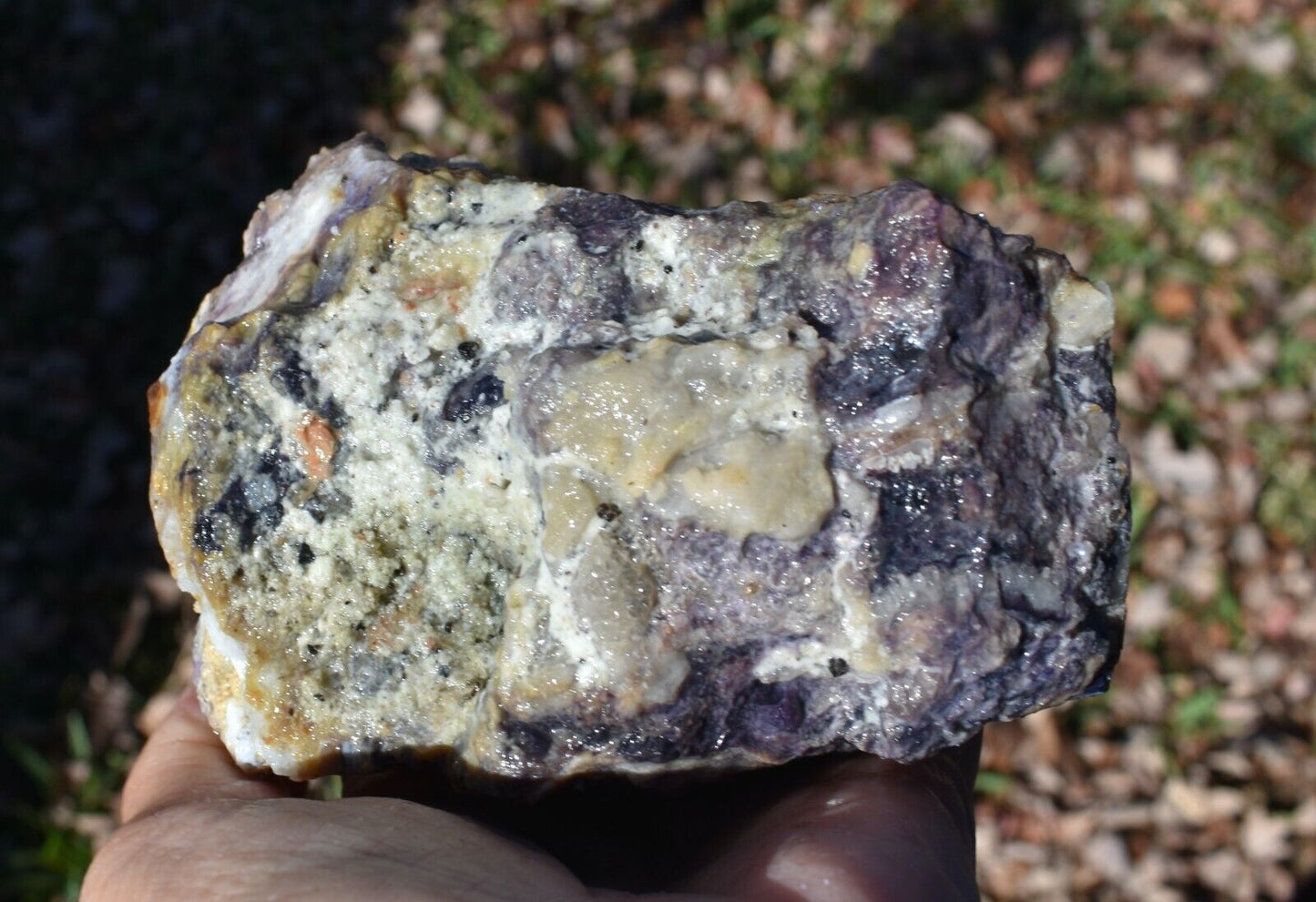 1.40 LB TIFFANY STONE ROUGH, BERTRANDITE, OPALIZED FLUORITE Utah (R-RTE)