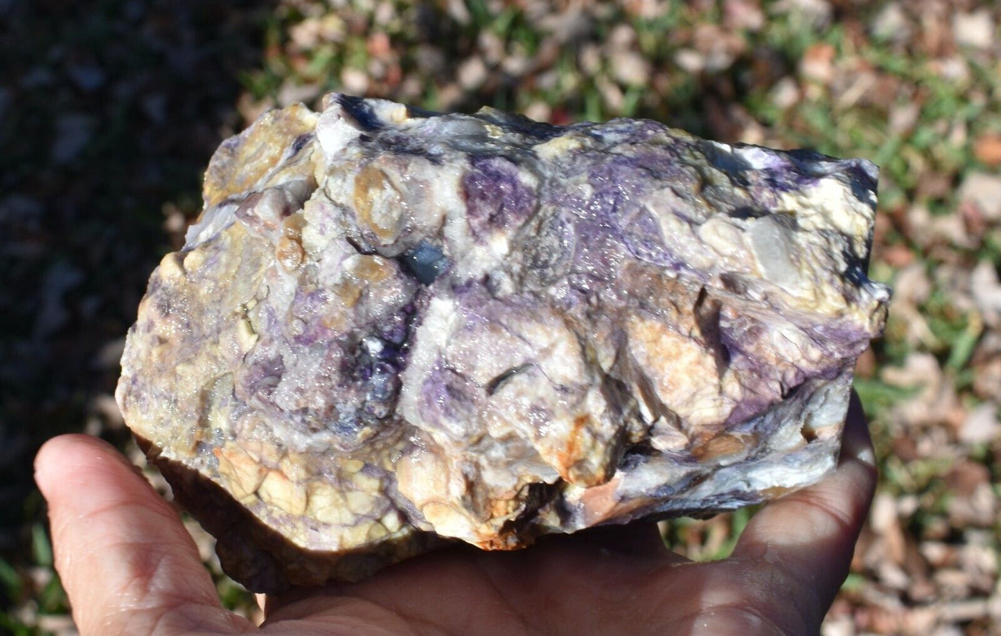 1.40 LB TIFFANY STONE ROUGH, BERTRANDITE, OPALIZED FLUORITE Utah (R-RTE)