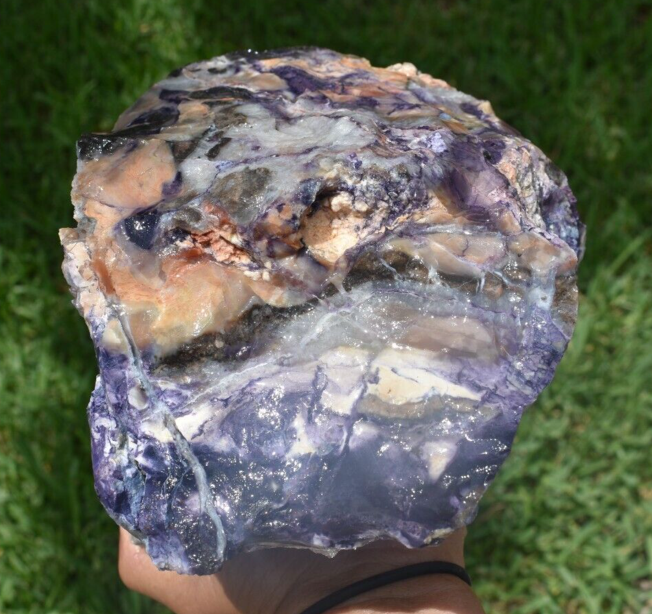 10.50 LB PURPLE TIFFANY STONE ROUGH, OPALIZED FLUORITE Utah (R-WEY)