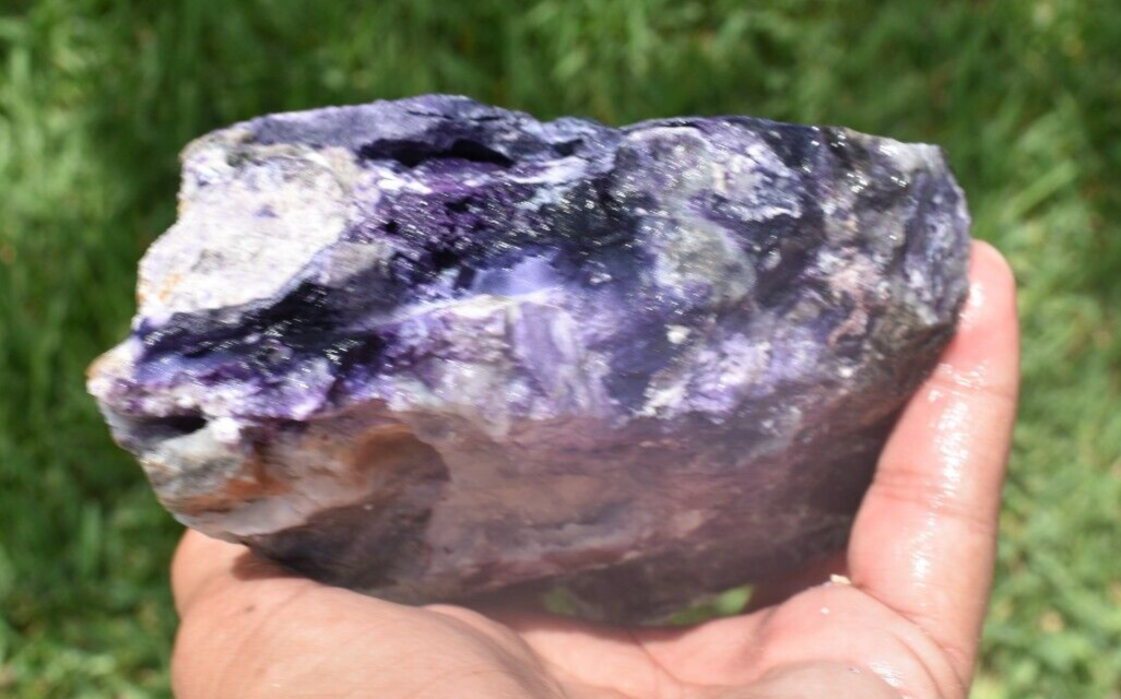 2.12 LB TIFFANY STONE ROUGH, OPALIZED FLUORITE Utah (R-TGT)