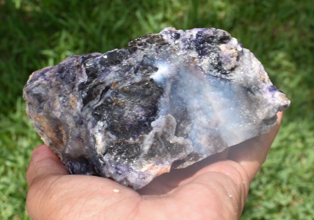 2.12 LB TIFFANY STONE ROUGH, OPALIZED FLUORITE Utah (R-TGT)