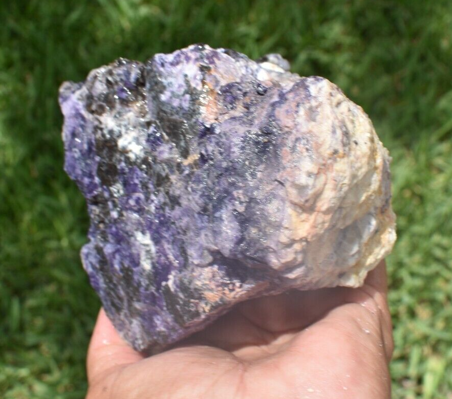 2.12 LB TIFFANY STONE ROUGH, OPALIZED FLUORITE Utah (R-TGT)