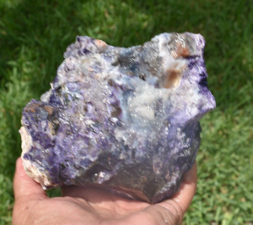 2.12 LB TIFFANY STONE ROUGH, OPALIZED FLUORITE Utah (R-TGT)