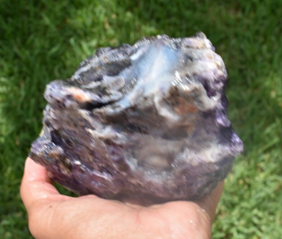 2.12 LB TIFFANY STONE ROUGH, OPALIZED FLUORITE Utah (R-TGT)