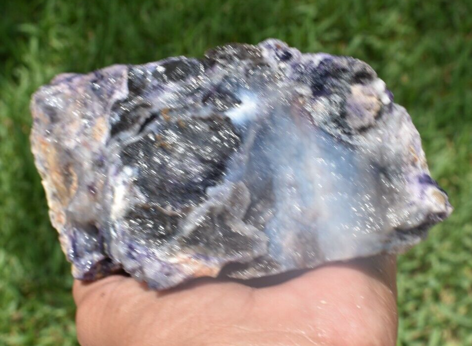 2.12 LB TIFFANY STONE ROUGH, OPALIZED FLUORITE Utah (R-TGT)