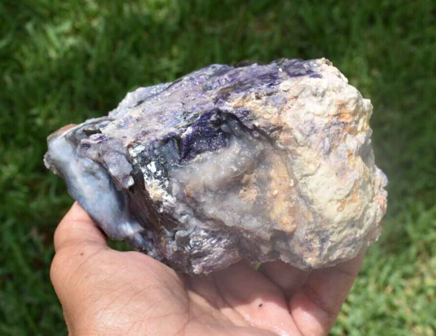 2.12 LB TIFFANY STONE ROUGH, OPALIZED FLUORITE Utah (R-TGT)