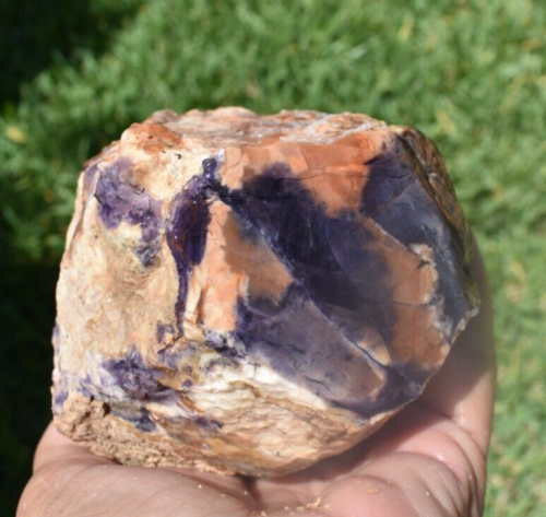 2.80 LB TIFFANY STONE ROUGH, BERTRANDITE, OPALIZED FLUORITE Utah (R-PPH)