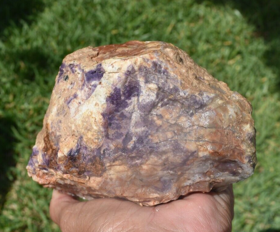 2.80 LB TIFFANY STONE ROUGH, BERTRANDITE, OPALIZED FLUORITE Utah (R-PPH)