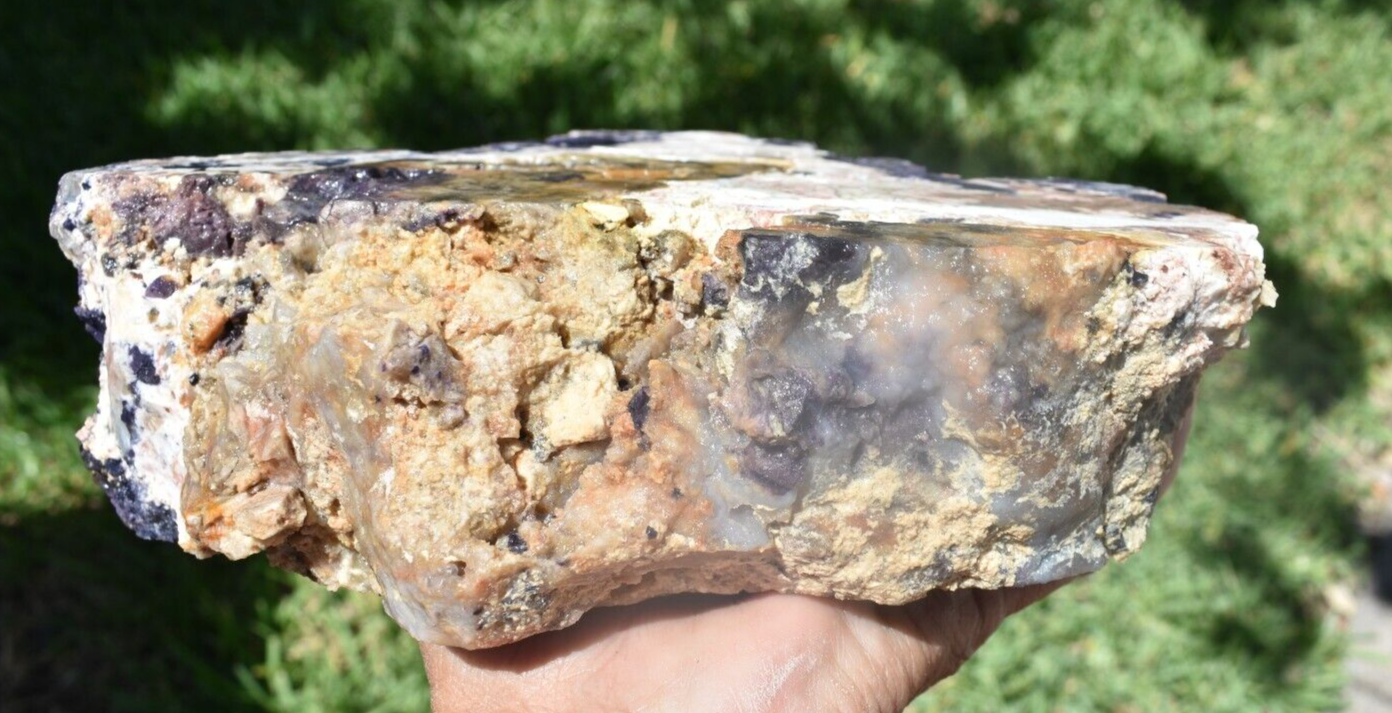 4.60 LB TIFFANY STONE ROUGH, BERTRANDITE, OPALIZED FLUORITE Utah (R-KJY)