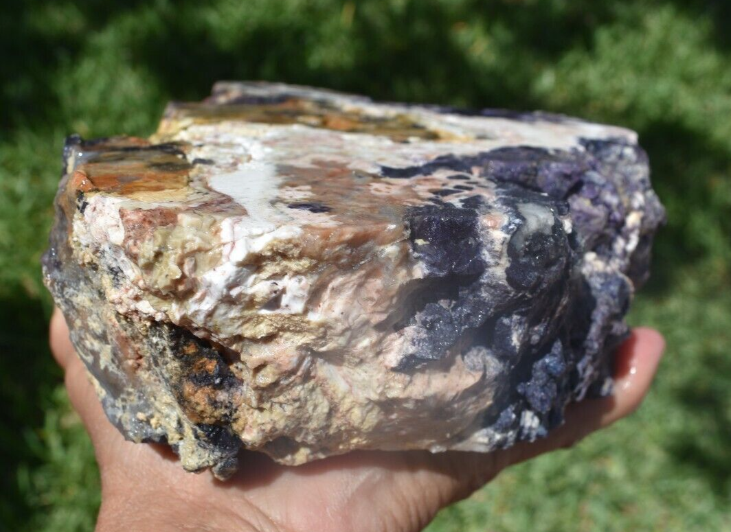 4.60 LB TIFFANY STONE ROUGH, BERTRANDITE, OPALIZED FLUORITE Utah (R-KJY)