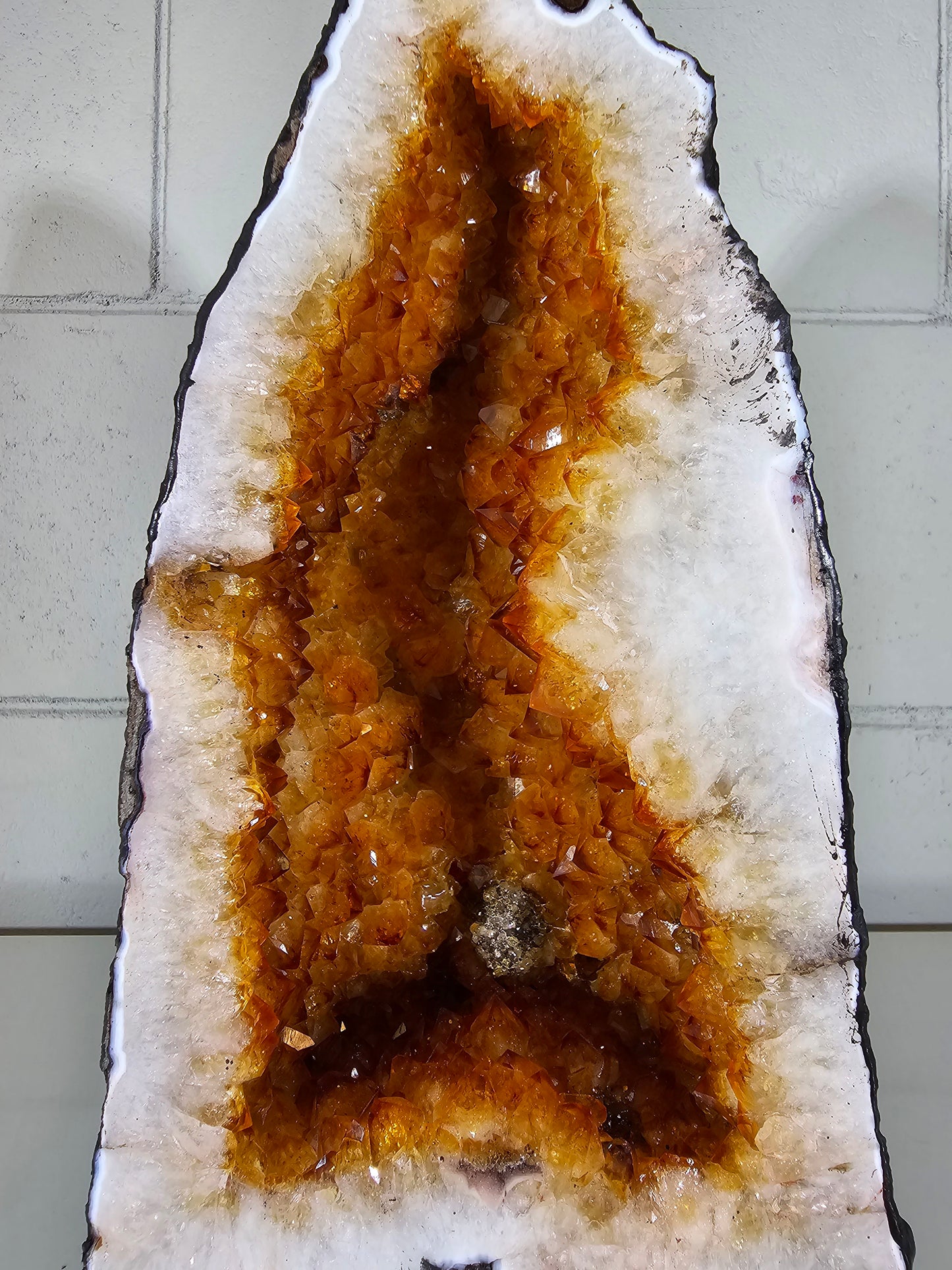 16.4 LB AAA CITRINE Cathedral Quartz Crystal Druzy  (A25)