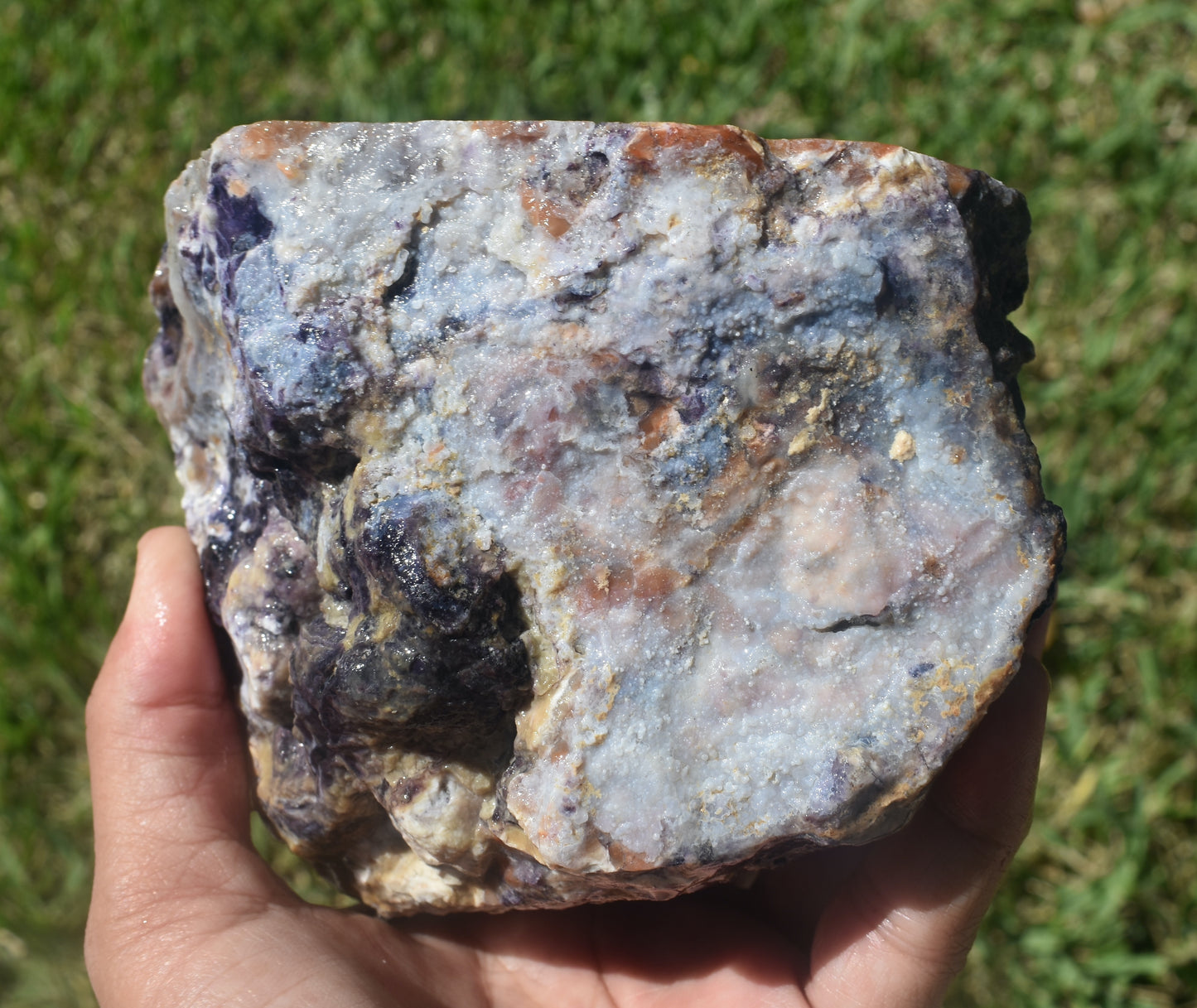 3.30 LB AAA TIFFANY STONE ROUGH, BERTRANDITE, OPALIZED FLUORITE  Utah (R-JHG)