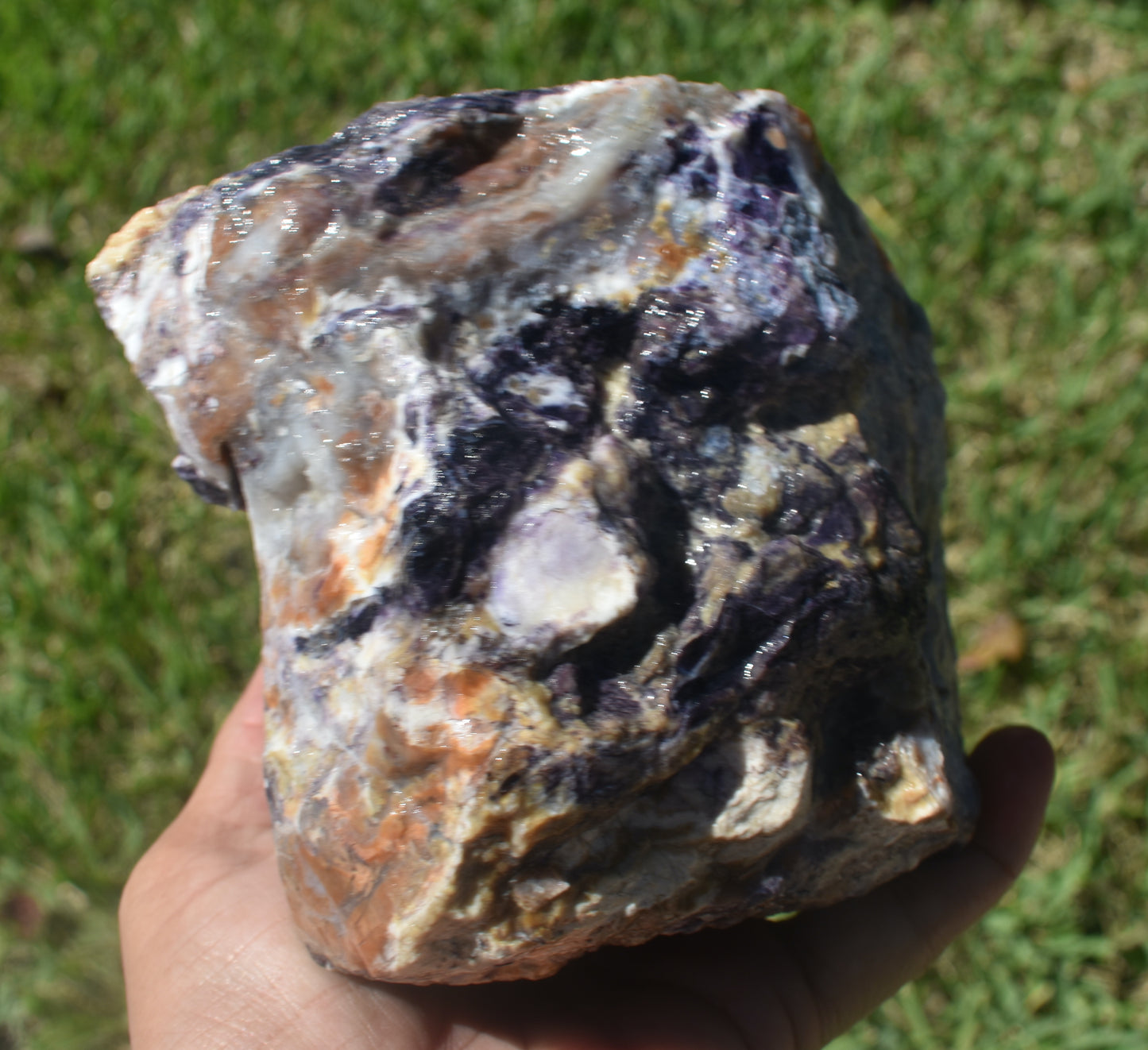 3.30 LB AAA TIFFANY STONE ROUGH, BERTRANDITE, OPALIZED FLUORITE  Utah (R-JHG)