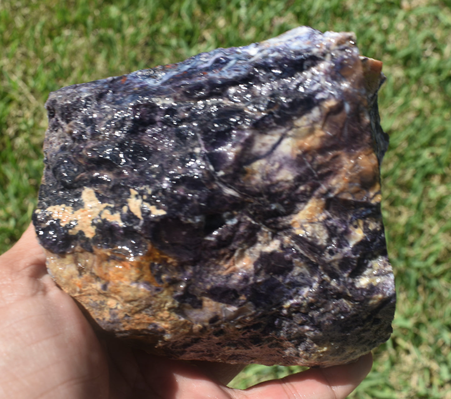 3.30 LB AAA TIFFANY STONE ROUGH, BERTRANDITE, OPALIZED FLUORITE  Utah (R-JHG)