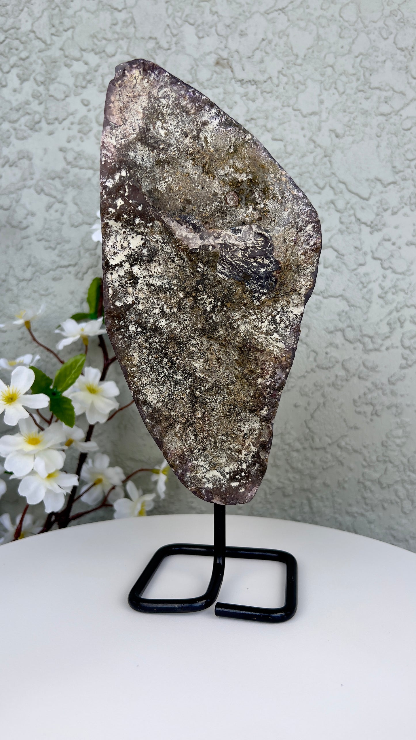 Natural Amethyst on Stand - A00013