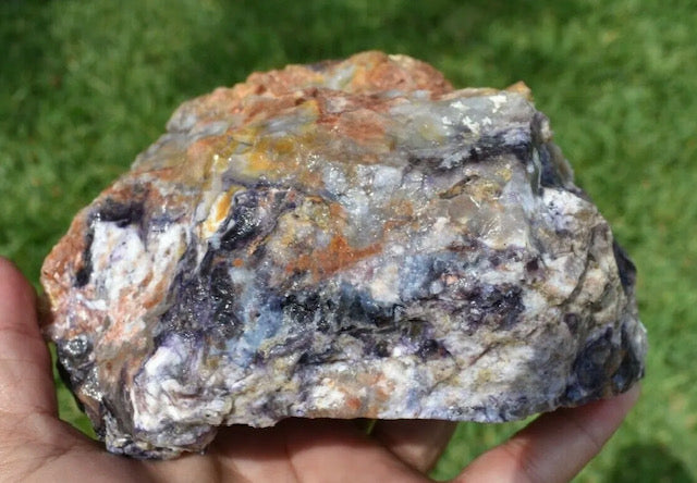 2.71 LB TIFFANY STONE ROUGH, BERTRANDITE, OPALIZED FLUORITE (R-BVC)