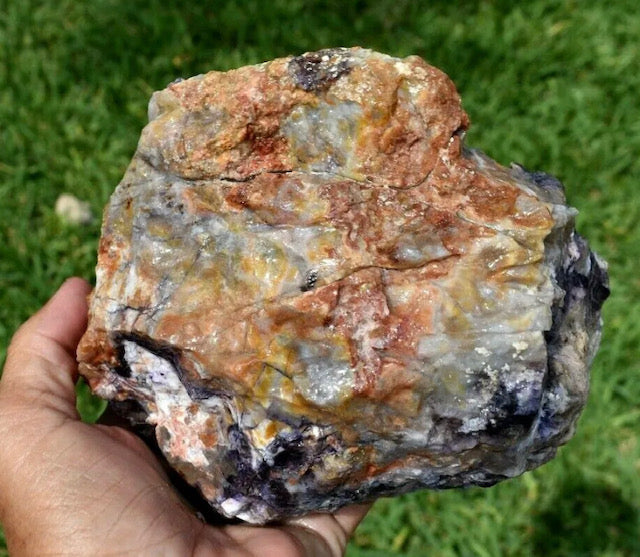 2.71 LB TIFFANY STONE ROUGH, BERTRANDITE, OPALIZED FLUORITE (R-BVC)