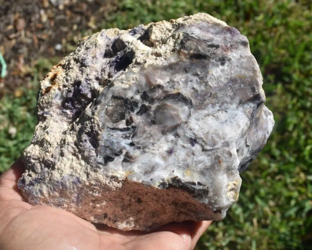 2.30 LB TIFFANY STONE ROUGH, BERTRANDITE, OPALIZED FLUORITE Utah (R-QAZ)