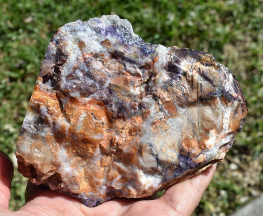 1.22 LB  OPALIZED TIFFANY STONE ROUGH, Bertrandite, FLUORITE (DCX)