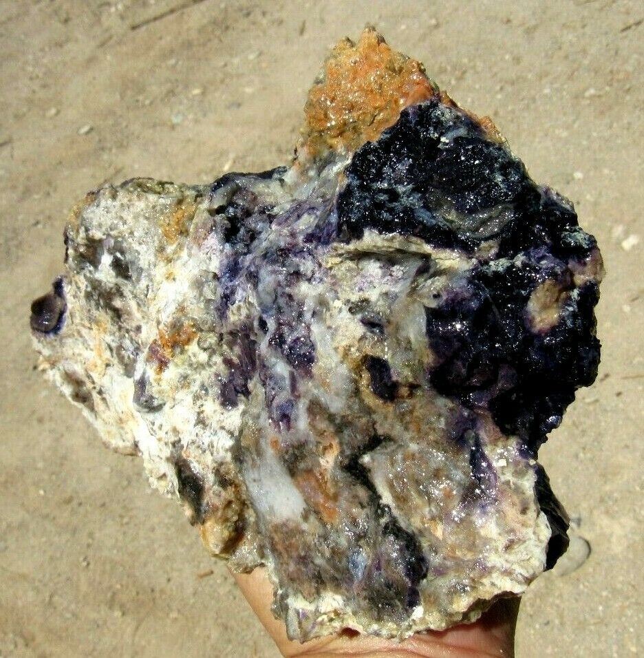 3.26 LB TIFFANY STONE ROUGH, BERTRANDITE, OPALIZED FLUORITE Utah (R-TB)