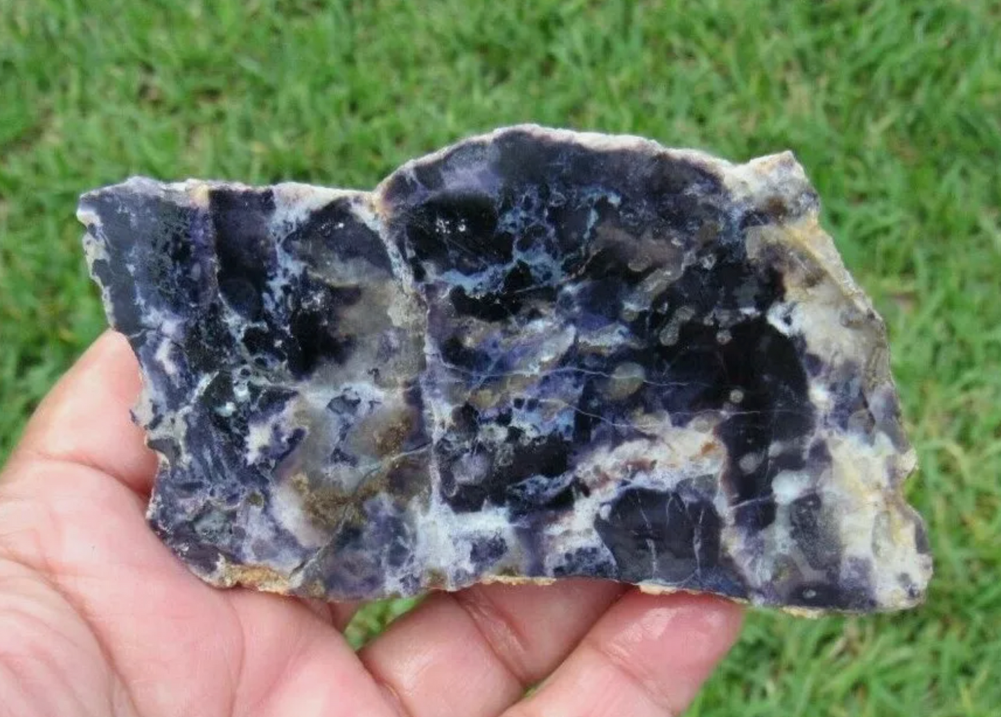 79 GM AAA PLUS TIFFANY STONE Slab, BERTRANDITE, OPALIZED FLUORITE Utah (R-CP)